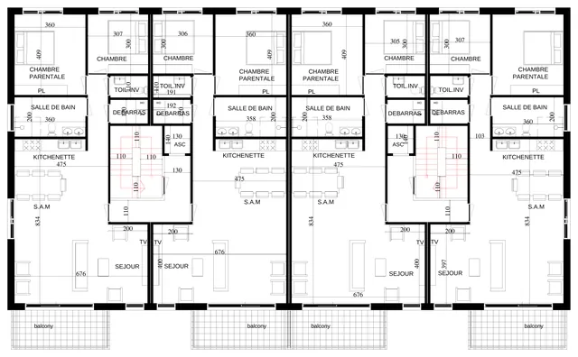 1st & 2nd floors · option 1